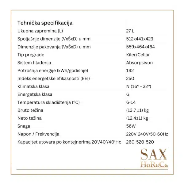 Mini bar ne bruji, ne smeta i ne traži dodatnu pažnju. Zahvaljujući bešumnom radu (0 dB), savršen je za tihe prostore poput hotelskih soba, apartmana ili kancelarija. Transparentne police su otporne, lako se brišu vlažnom krpom i omogućavaju brzu organizaciju sadržaja i izgledaju besprekorno svakoga dana.