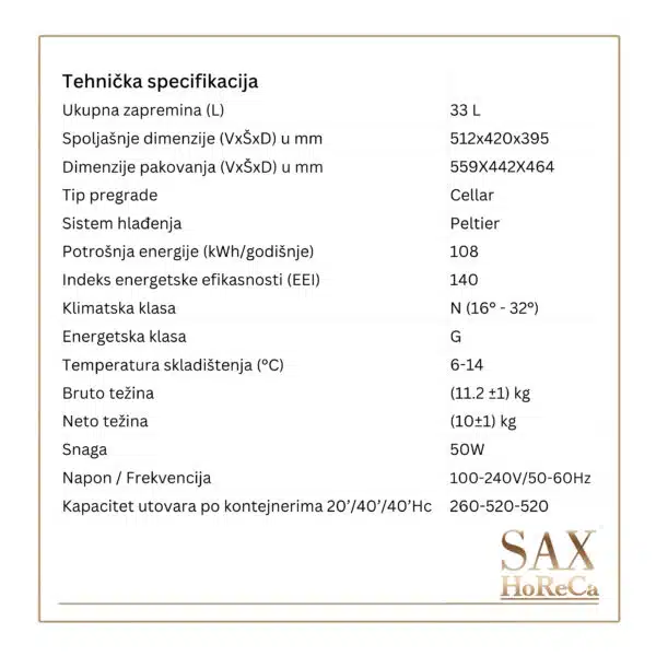 Mini bar ne bruji, ne smeta i ne traži dodatnu pažnju. Zahvaljujući bešumnom radu (0 dB), savršen je za tihe prostore poput hotelskih soba, apartmana ili kancelarija. Transparentne police su otporne, lako se brišu vlažnom krpom i omogućavaju brzu organizaciju sadržaja i izgledaju besprekorno svakoga dana.
