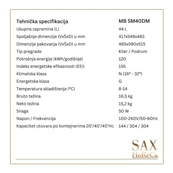 Idealan je za nameštaj po meri jer je ugradni i lako se uklapa u prostor zbog dimenzija i minimalističke crne boje.