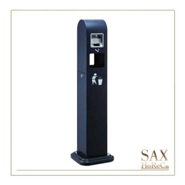 Minimalizam sa stavom – pruža prostor za odlaganje smeća i sigurno odlaganje pepela i opušaka, zahvaljujući ugrađenoj pepeljari. Napravljena je za mesta sa visokom frekvencijom ljudi poput ulica, parkova, trgova, stajališta, ispred ugostiteljskih objekata ili poslovnih ulaza.