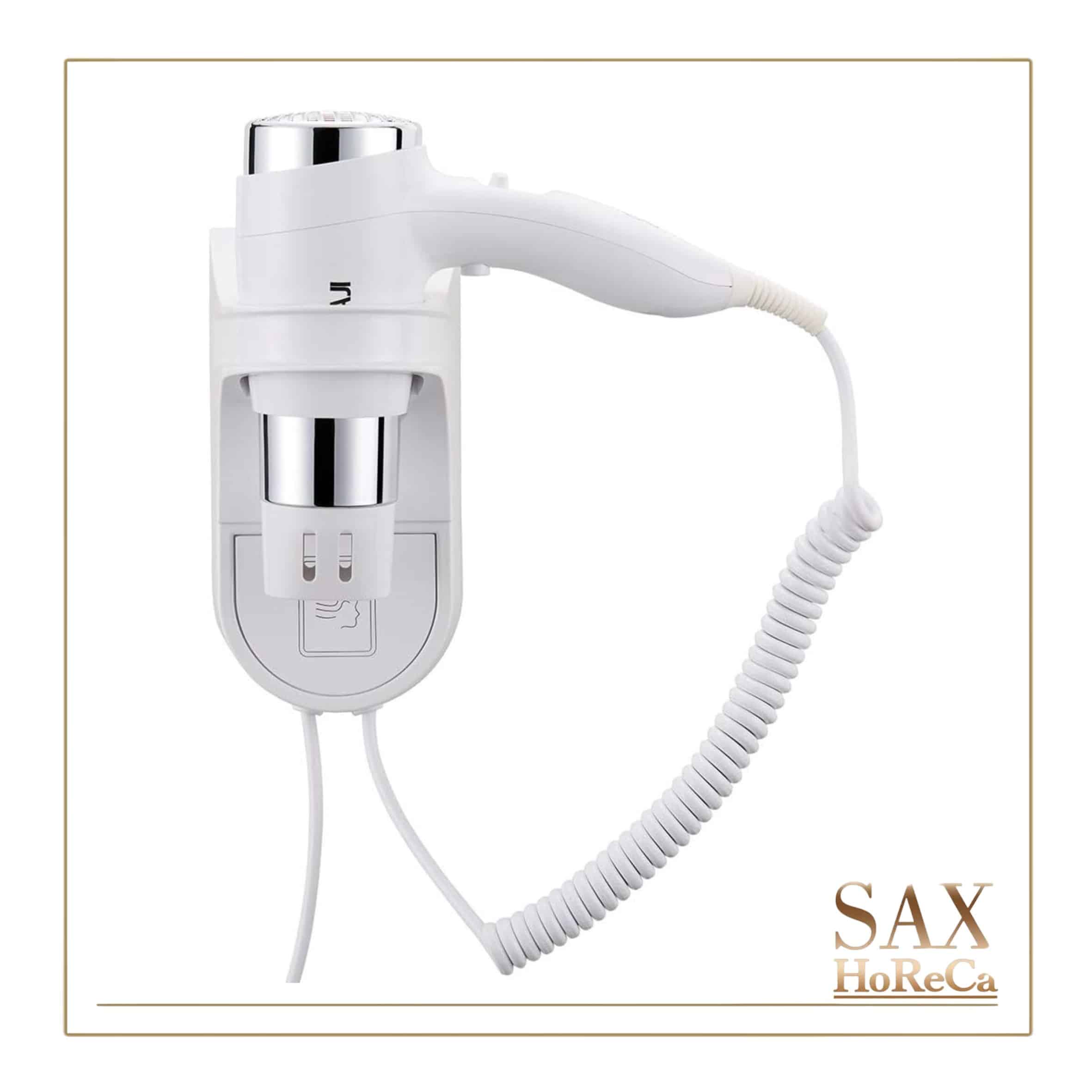Fen-bez-prikljucka-za-fen-beli-1 Sušenje kose kao u frizerskom salonu – kratka kosa je suva za 1-2 min, kosa do ramena za 3-5, duža kosa spremna za 5-8 min.* Savršen je za goste sa zauzetim rasporedom. Nije previše bučan, ne narušava atmosferu u sobi i ne smeta ostalim gostima.